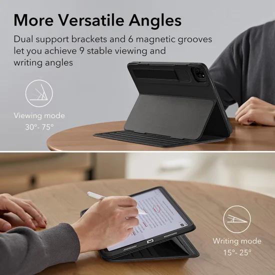 Калъф за iPad Air 4 (2020) / Air 5 (2022) / Air 11 (2024) - ESR Shift Magnetic - Червен