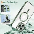 Калъф за iPhone 15 Pro - Luxury Crystal MagSafe - Deep Green