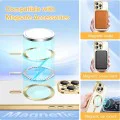 Калъф за iPhone 15 Pro - Luxury Crystal MagSafe - Златен