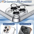 Калъф за iPhone 15 Pro - Luxury Crystal MagSafe - Сребрист