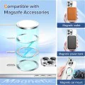 Калъф за iPhone 15 Pro - Luxury Crystal MagSafe - Сребрист