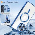 Калъф за iPhone 15 Pro - Luxury Crystal MagSafe - Deep Blue