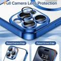 Калъф за iPhone 15 Pro - Luxury Crystal MagSafe - Deep Blue