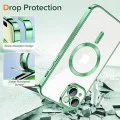 Калъф за iPhone 15 - Luxury Crystal MagSafe - Light Green