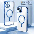 Калъф за iPhone 15 - Luxury Crystal MagSafe - Deep Blue