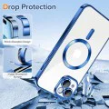 Калъф за iPhone 15 - Luxury Crystal MagSafe - Deep Blue