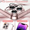 Калъф за iPhone 14 Pro Max - Luxury Crystal MagSafe - Розов
