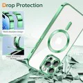 Калъф за iPhone 14 Pro - Luxury Crystal MagSafe - Светло зелен