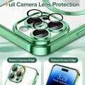 Калъф за iPhone 14 Pro - Luxury Crystal MagSafe - Светло зелен
