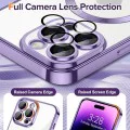 Калъф за iPhone 14 Pro - Luxury Crystal MagSafe - Светло лилав
