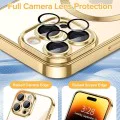 Калъф за iPhone 14 Pro - Luxury Crystal MagSafe - Златен
