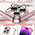 Калъф за iPhone 14 Pro - Luxury Crystal MagSafe - Розов