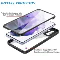Калъф за Samsung Galaxy S21 FE 5G - ColorVerse 360 Series + протектор - Techsuit - Черен