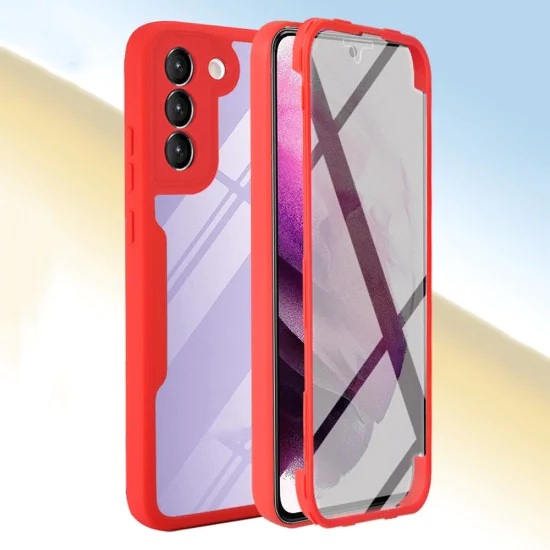Калъф за Samsung Galaxy S21 FE 5G - ColorVerse 360 Series + протектор - Techsuit - Черен