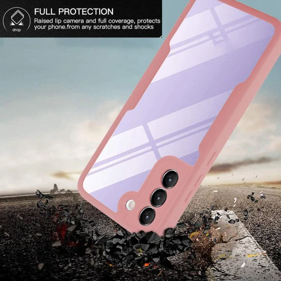 Калъф за Samsung Galaxy S21 FE 5G - ColorVerse 360 Series + протектор - Techsuit - Черен
