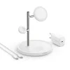Захранваща станция за iPhone, AirPods Pro и iWatch, 15W + зарядно и Type-C кабел, 40W - Anker (B25M3321) - Бял