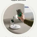 Захранваща станция за iPhone, AirPods Pro и iWatch, 15W + зарядно и Type-C кабел, 40W - Anker (B25M3321) - Бял