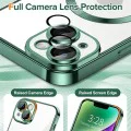 Калъф за iPhone 14 - Luxury Crystal MagSafe - Deep Green