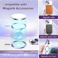 Калъф за iPhone 14 - Luxury Crystal MagSafe - Светло лилав