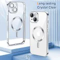 Калъф за iPhone 14 - Luxury Crystal MagSafe - Silver