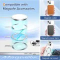 Калъф за iPhone 14 - Luxury Crystal MagSafe - Silver