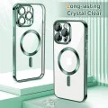 Калъф за iPhone 13 Pro Max - Luxury Crystal MagSafe - Deep Green