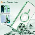 Калъф за iPhone 13 Pro - Luxury Crystal MagSafe - Светло зелен