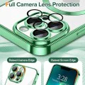 Калъф за iPhone 13 Pro - Luxury Crystal MagSafe - Светло зелен