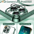 Калъф за iPhone 13 Pro - Luxury Crystal MagSafe - Deep Green