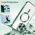 Калъф за iPhone 13 Pro - Luxury Crystal MagSafe - Deep Green