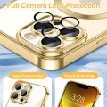Калъф за iPhone 13 Pro - Luxury Crystal MagSafe - Златен