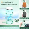 Калъф за iPhone 13 - Luxury Crystal MagSafe - Light Green