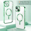 Калъф за iPhone 13 - Luxury Crystal MagSafe - Light Green