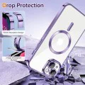 Калъф за iPhone 13 - Luxury Crystal MagSafe - Светло лилав