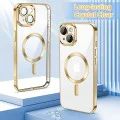 Калъф за iPhone 13 - Luxury Crystal MagSafe - Златен