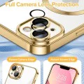 Калъф за iPhone 13 - Luxury Crystal MagSafe - Златен