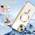 Калъф за iPhone 13 - Luxury Crystal MagSafe - Златен
