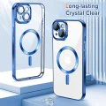 Калъф за iPhone 13 - Luxury Crystal MagSafe - Deep Blue