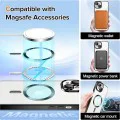 Калъф за iPhone 13 - Luxury Crystal MagSafe - черен