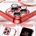 Калъф за iPhone 12 Pro Max - Luxury Crystal MagSafe - Червен