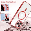 Калъф за iPhone 12 Pro Max - Luxury Crystal MagSafe - Червен