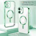 Калъф за iPhone 12 - Luxury Crystal MagSafe - Light Green