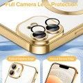 Калъф за iPhone 12 - Luxury Crystal MagSafe - Златен