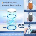Калъф за iPhone 12 - Luxury Crystal MagSafe - Deep Blue