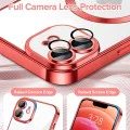 Калъф за iPhone 12 - Luxury Crystal MagSafe - Червен