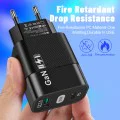 Зарядно Priza GaN, USB, Type-C, 65W - (CHPD131) - Черно