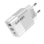Зарядно устройство Priza GaN, USB, Type-C, 65W - (CHPD131) - Бяло