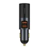 Автоматично зарядно устройство 2xUSB, QC3.0, 120W - Baseus Share Together (CCBT-D0G/C00034800817-Z1) - сиво