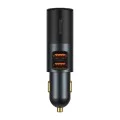 Автоматично зарядно устройство 2xUSB, QC3.0, 120W - Baseus Share Together (CCBT-D0G/C00034800817-Z1) - сиво