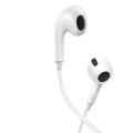 Baseus - Стерео слушалки Encok C17 (NGCR010002) - с проводник, тип-C, микрофон, 1,1 м - бели